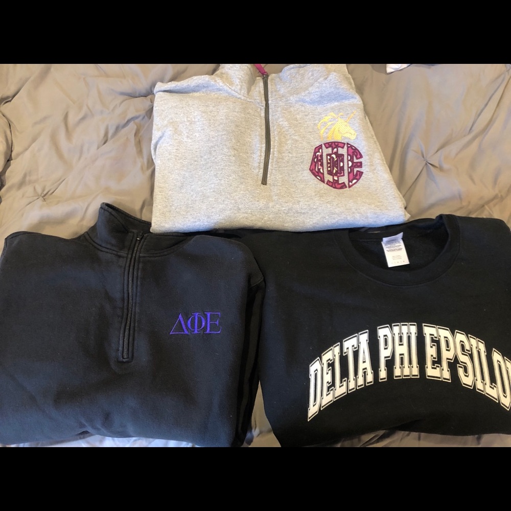 Delta Phi Epsilon Sweatshirts!